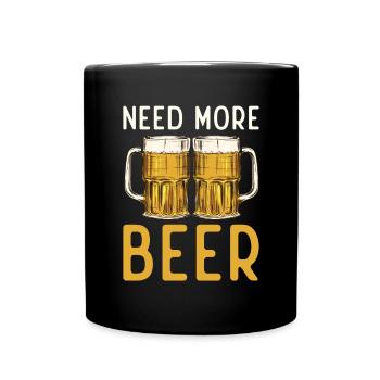 Beer Drinker Beer Gifts - Full Colour Mug - black - Front