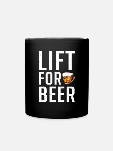 Biertrinker Bier Geschenke - Tasse einfarbig - Schwarz