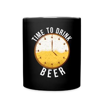 Beer Drinker Beer Gifts - Full Colour Mug - black - Front