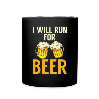 Beer Drinker Beer Gifts - Full Colour Mug - black - Front