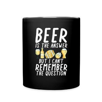 Beer Drinker Beer Gifts - Full Colour Mug - black - Front