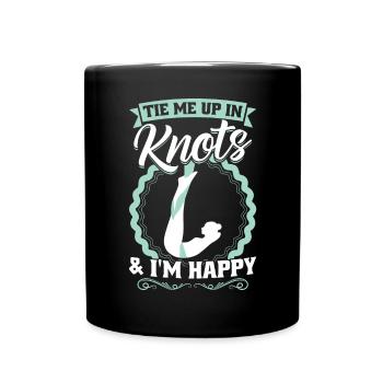 Tie Me Up In Knots - Aerialist - Full Colour Mug - black - Front