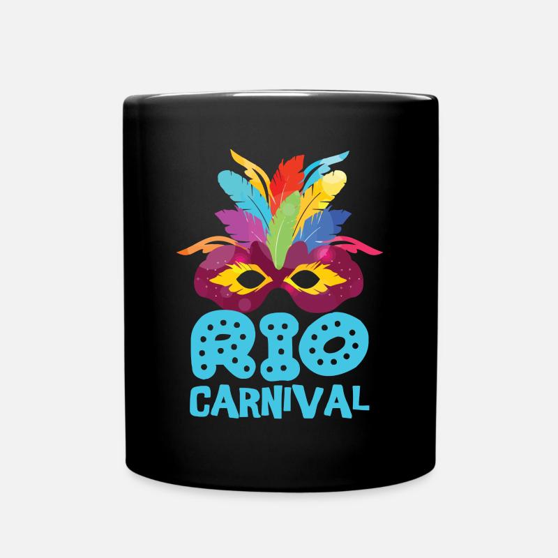 Karneval Rio de Janeiro Feier Brasilien Karnevalsm - Tasse einfarbig - Schwarz