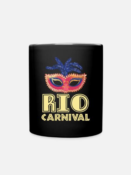 Carnaval de Rio de Janeiro Carnaval de Rio de Janeiro Masque Brasili - Mug uni - noir