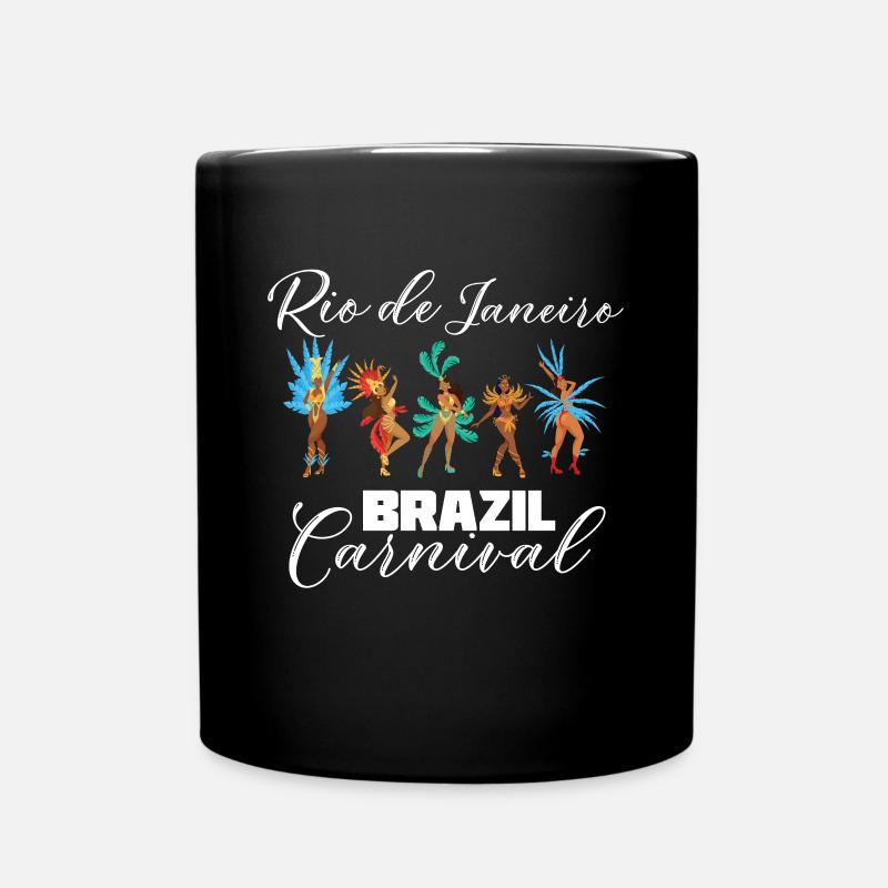 Rio Karneval Rio de Janeiro Feier in Brasilien - Tasse einfarbig - Schwarz