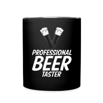 Beer Drinker Beer Gifts - Full Colour Mug - black - Front
