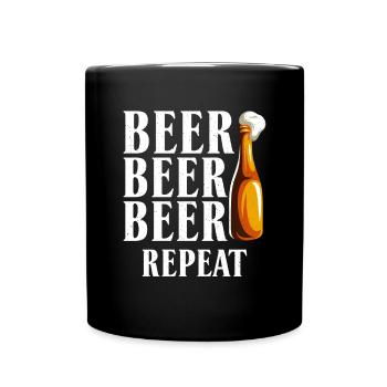 Beer Drinker Beer Gifts - Full Colour Mug - black - Front