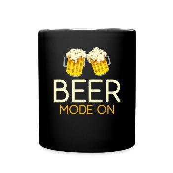 Beer Drinker Beer Gifts - Full Colour Mug - black - Front