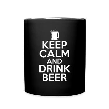 Beer Drinker Beer Gifts - Full Colour Mug - black - Front