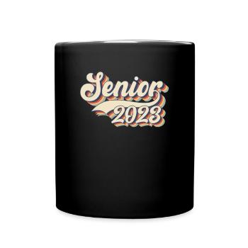 Retraité senior 2023 2023 - Mug uni - noir - Devant