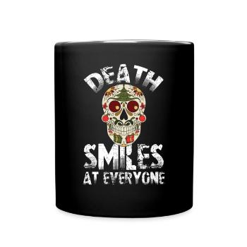 Skull Death Sugar Skull Day of the Dead Lot M - Full Colour Mug - black - Front
