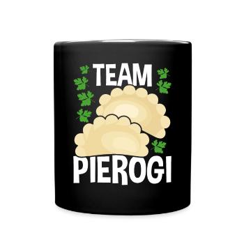 Pierogi Lover Team Pierogi Maker Polish Food - Full Colour Mug - black - Front