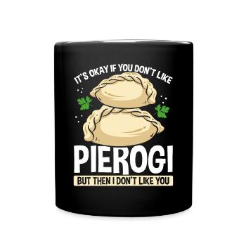 Pierogi Maker Polish Food Pierogi Making Press - Full Colour Mug - black - Front