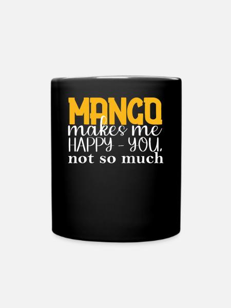 La mangue me rend heureux que tu n’en aies pas autant - Mug uni - noir