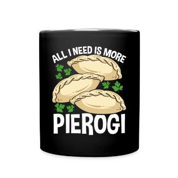 Tout ce dont j’ai besoin, c’est de plus de nourriture polonaise - Mug uni - noir - Devant