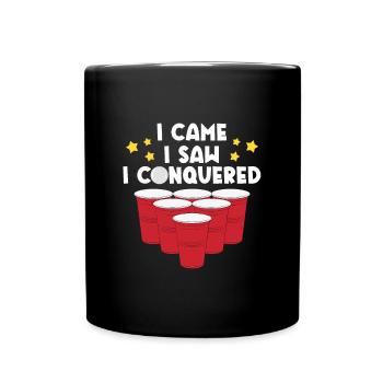 I Came I Saw I Conquered - Full Colour Mug - black - Front