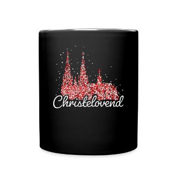 Cologne Cathedral Cologne Carnival Confetti Christmas Market - Full Colour Mug - black - Front