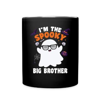 I M The Spooky Big Brother - Tasse einfarbig - Schwarz - Vorne