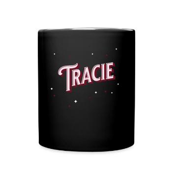 Nom Tracie personnalisé - Mug uni - noir - Devant