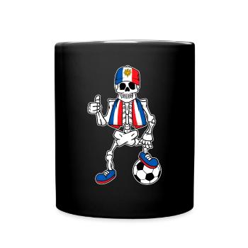 Skeleton France Amateur Football - Mug uni - noir - Devant