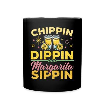 Chippin Dippin Margarita Sippin Cocktail alcoolisé - Mug uni - noir - Devant