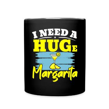 J’ai besoin d’un énorme cocktail alcoolisé Margarita Lover - Mug uni - noir - Devant