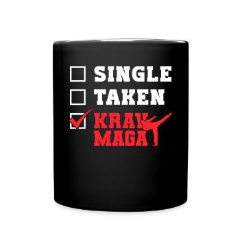 Krav Maga Apparel Israeli Self - Tasse einfarbig - Schwarz - Vorne