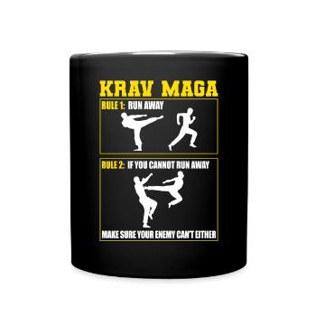 Krav Maga Apparel Israeli Self - Full Colour Mug - black - Front