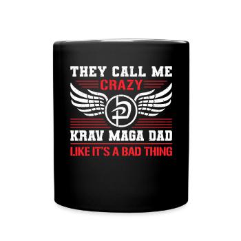 Krav Maga Apparel Israélien Self - Mug uni - noir - Devant