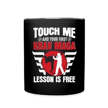 Krav Maga Apparel Israeli Self - Full Colour Mug - black - Front