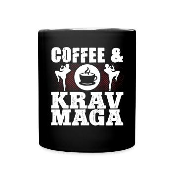 Krav Maga Apparel Israeli Self - Tasse einfarbig - Schwarz - Vorne