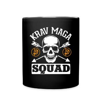 Krav Maga Apparel Israeli Self - Tasse einfarbig - Schwarz - Vorne
