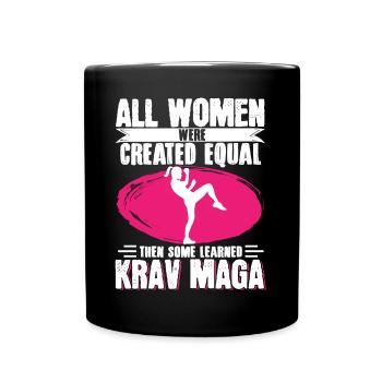 Krav Maga Apparel Israeli Self - Full Colour Mug - black - Front