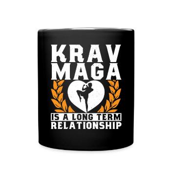 Krav Maga Apparel Israélien Self - Mug uni - noir - Devant