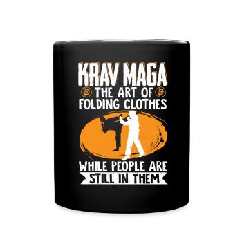 Krav Maga Apparel Israeli Self - Full Colour Mug - black - Front