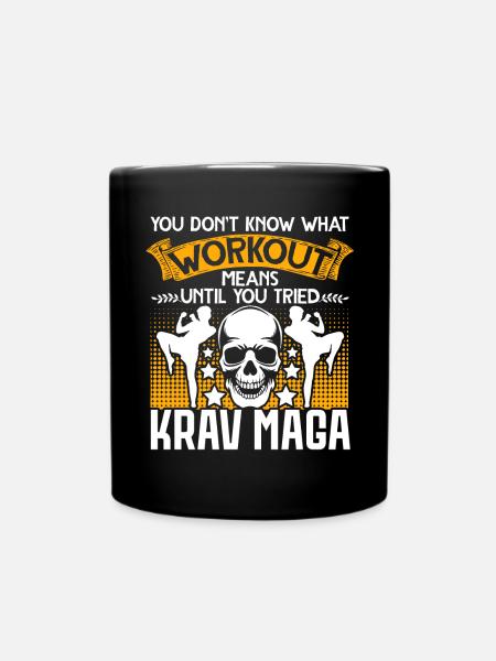Krav Maga Apparel Israeli Self - Tasse einfarbig - Schwarz
