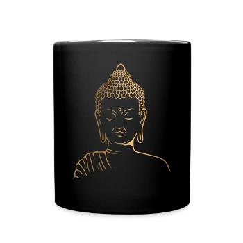 Gautama Buddha Meditation For Buddhim Enthusiast - Tasse einfarbig - Schwarz - Vorne