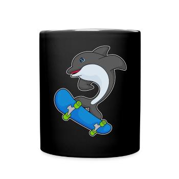 Delfin Skater Skateboard - Mug uni - noir - Devant