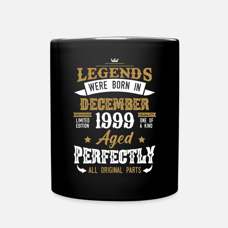 Année Décembre 1999 Cadeau d’anniversaire - Mug uni - noir