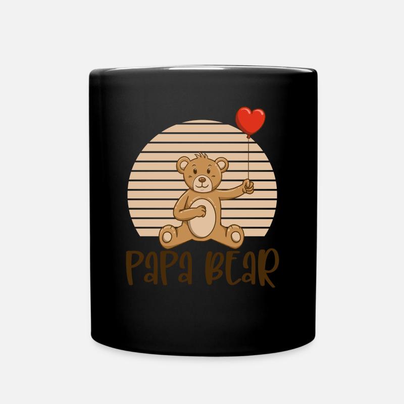 Papa Ours - Mug uni - noir