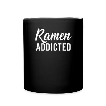 Ramen Liebhaber - Tasse einfarbig - Schwarz - Vorne