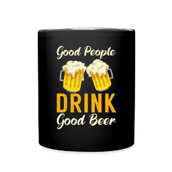 Beer Drinker Beer Gifts - Full Colour Mug - black - Front