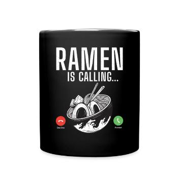 Ramen Liebhaber - Tasse einfarbig - Schwarz - Vorne