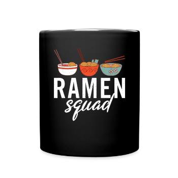 Ramen Liebhaber - Tasse einfarbig - Schwarz - Vorne
