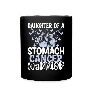 Stomach Cancer Awareness Month Daughter - Full Colour Mug - black - Front
