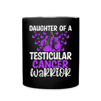 Mois de la sensibilisation au cancer du testicule Fille - Mug uni - noir - Devant