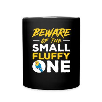 Budgerigar Parakeet Bird Pet Gift - Full Colour Mug - black - Front