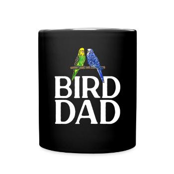 Wellensittich Sittich Vogel Haustier Geschenk - Tasse einfarbig - Schwarz - Vorne