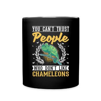 Chameleon Gift Chameleon - Full Colour Mug - black - Front