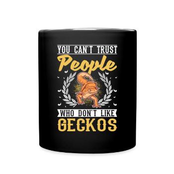 Gecko Cadeau Léopard Gecko - Mug uni - noir - Devant